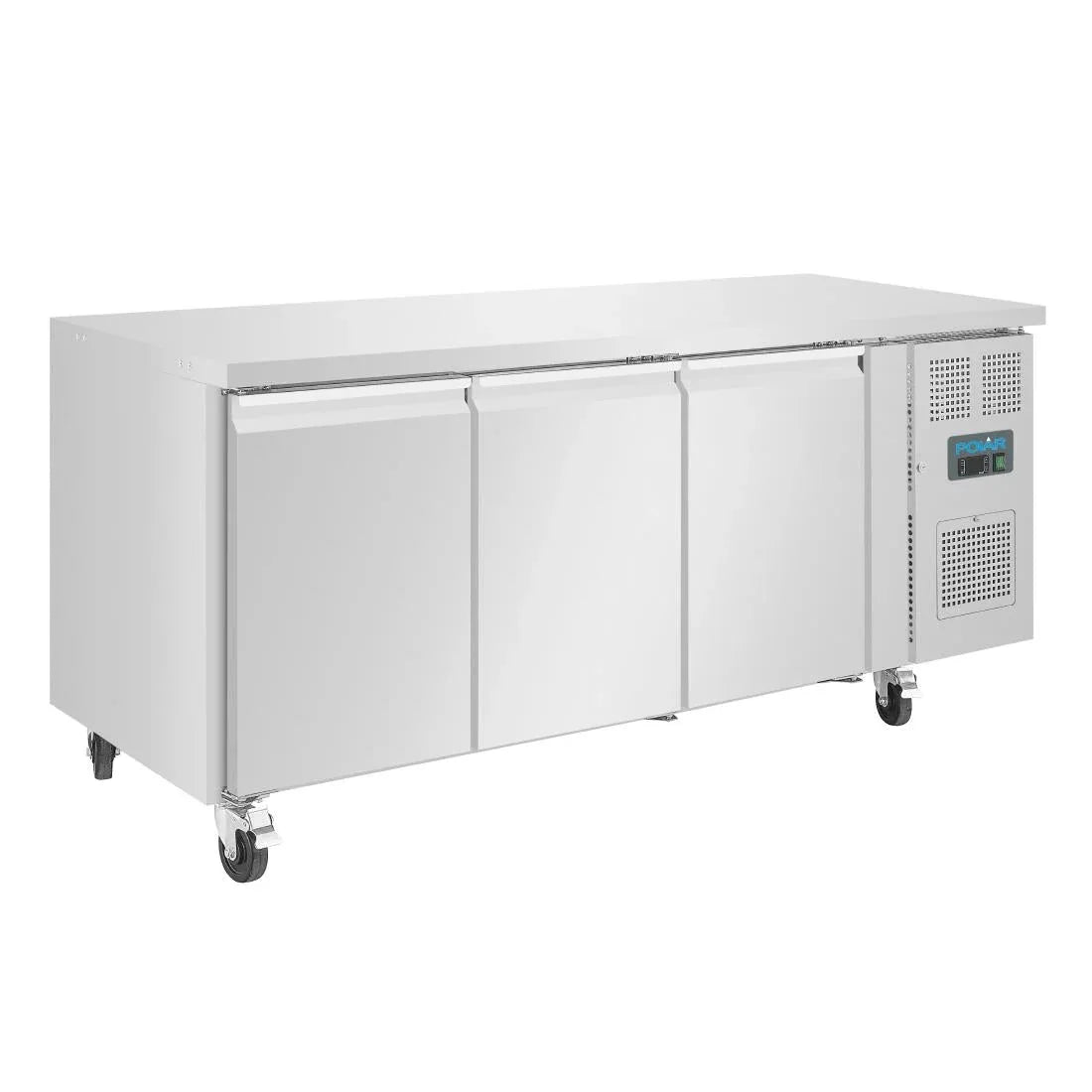 G600 Polar U-Series Triple Door Counter Freezer 417Ltr - JD Catering Equipment Solutions Ltd
