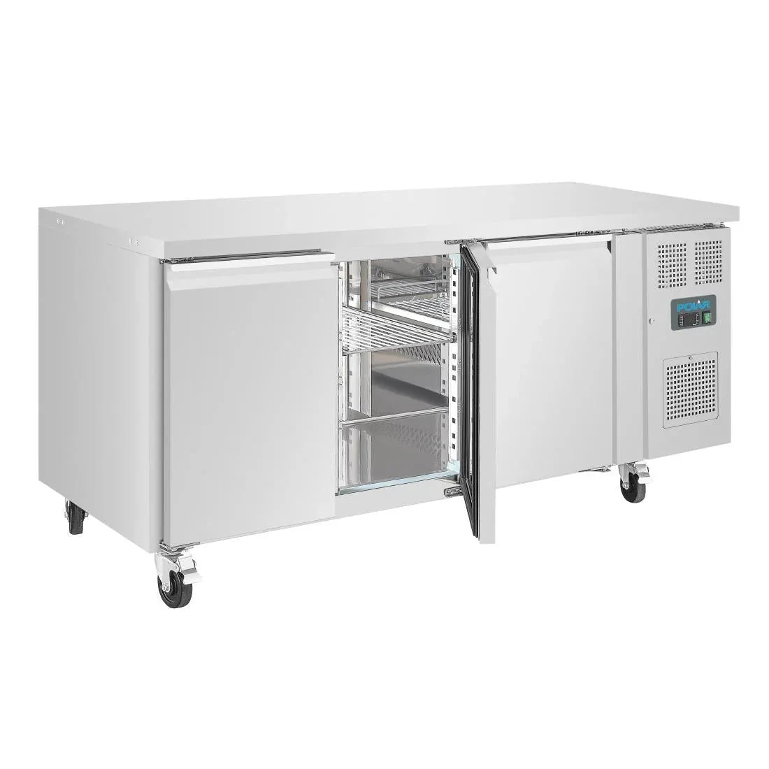 G600 Polar U-Series Triple Door Counter Freezer 417Ltr - JD Catering Equipment Solutions Ltd