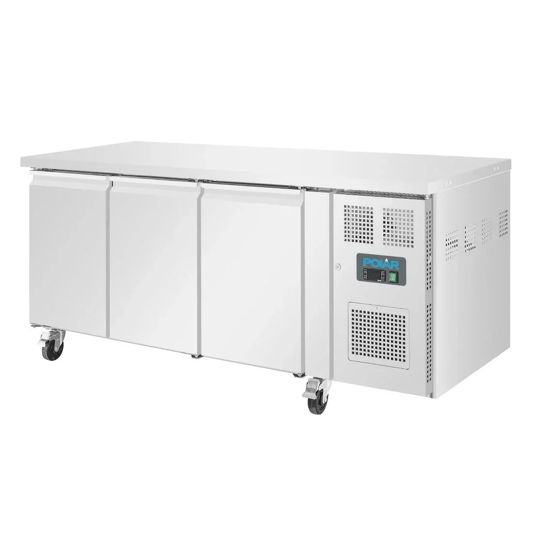 G600 Polar U-Series Triple Door Counter Freezer 417Ltr - JD Catering Equipment Solutions Ltd