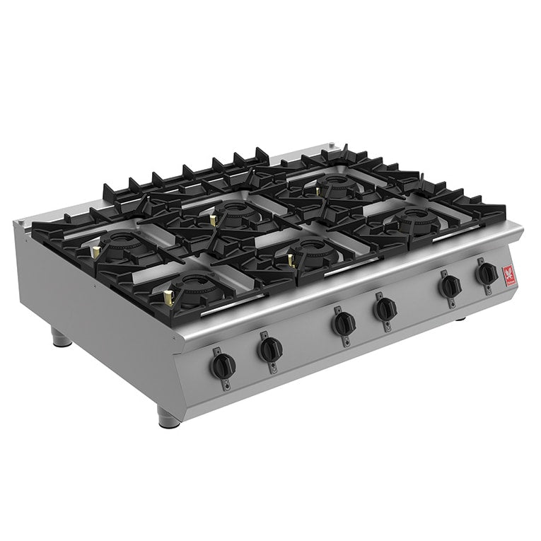 Falcon F900 Six Burner Countertop Boiling Hob Natural/LPG G90126 – JD Catering Equipment