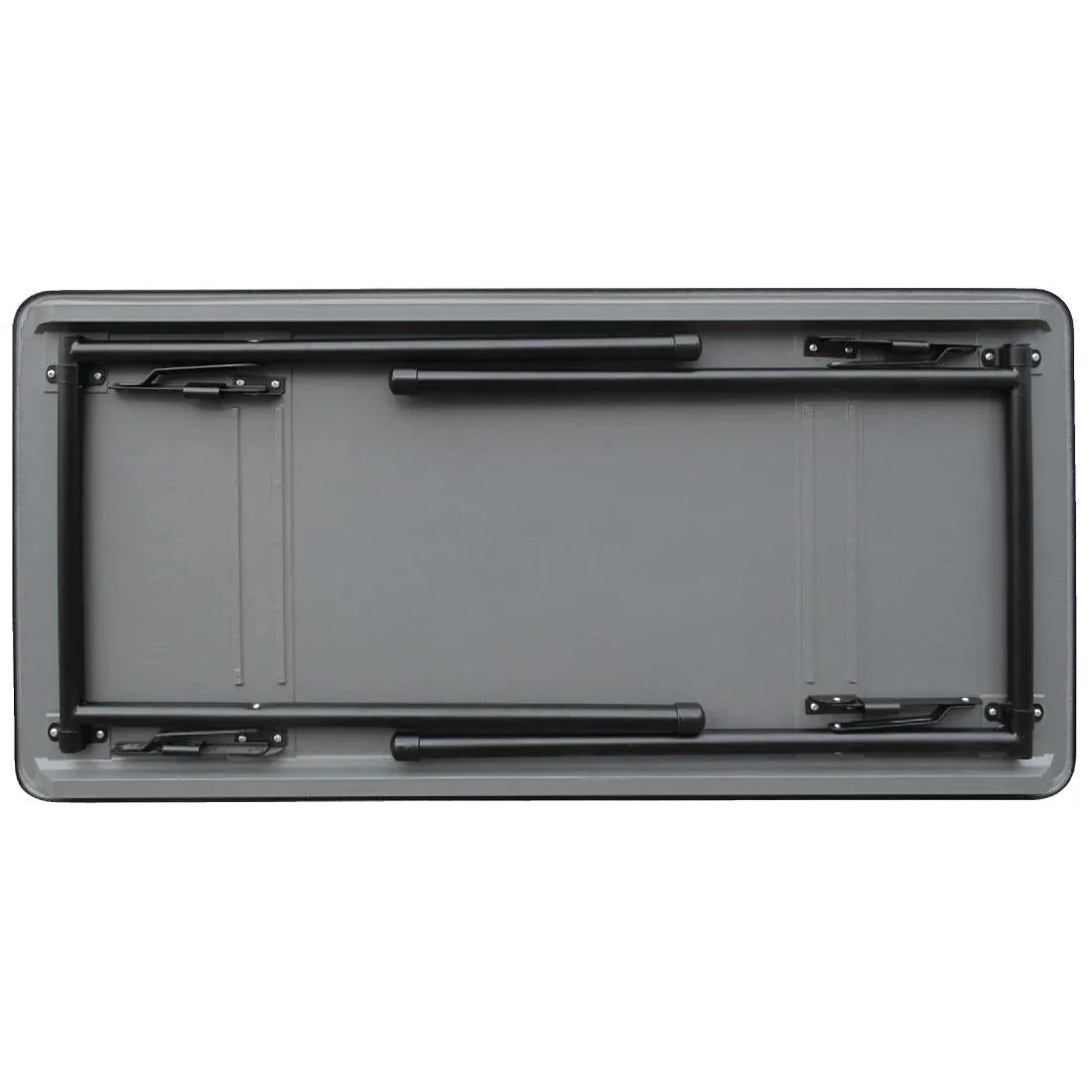 GC594 Bolero ABS Rectangular Folding Table Grey (Single) - JD Catering Equipment Solutions Ltd
