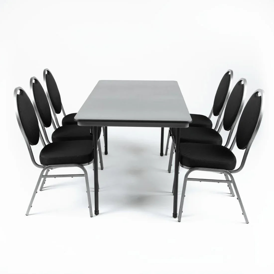 GC595 Bolero ABS Rectangular Folding Table Grey 5ft - JD Catering Equipment Solutions Ltd