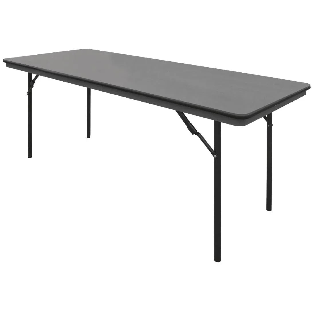 GC596 Bolero ABS Rectangular Folding Table Grey 6ft (Single) - JD Catering Equipment Solutions Ltd