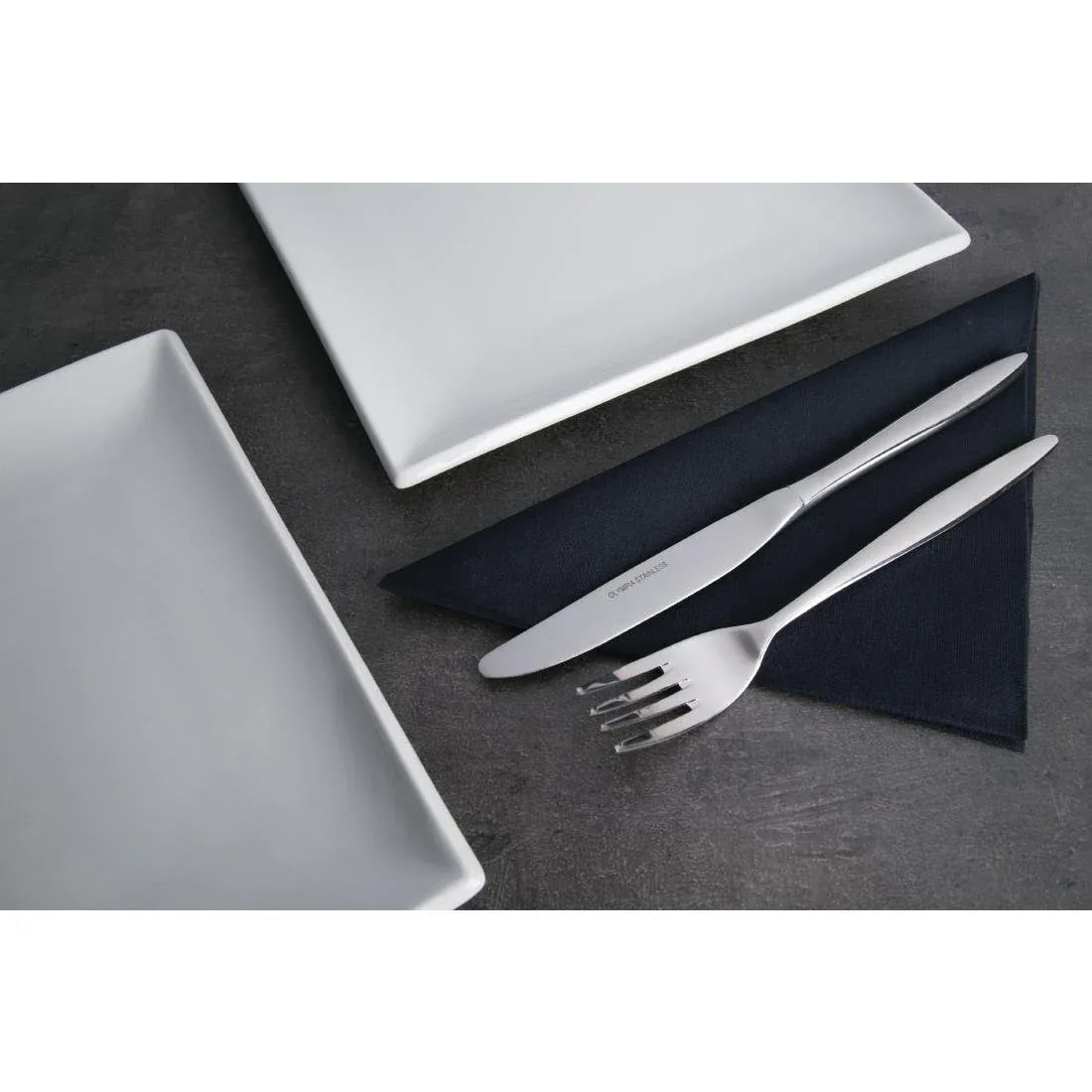 GC636 Olympia Saphir Dessert Knife (Pack of 12) - JD Catering Equipment Solutions Ltd