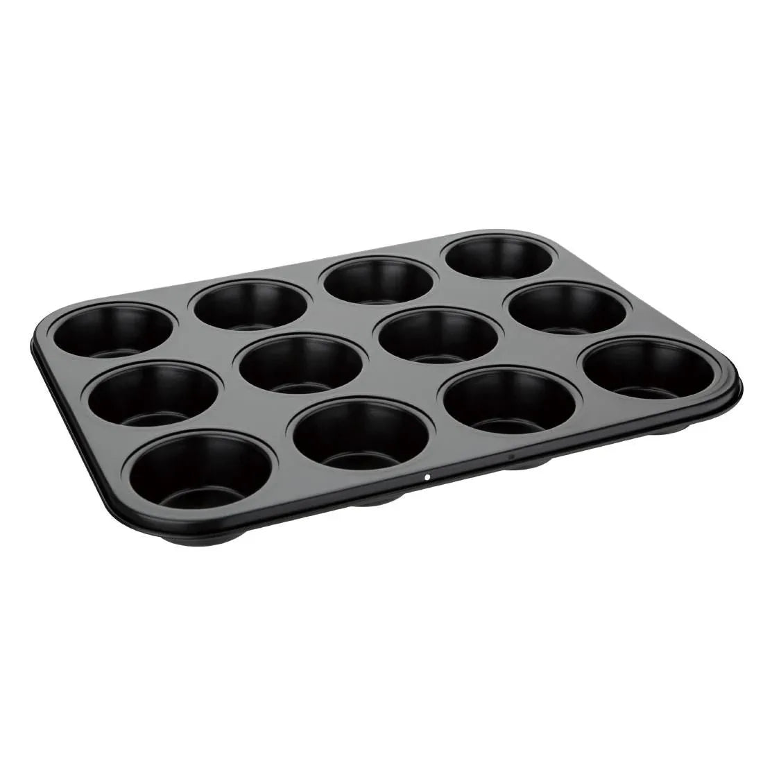 GD011 Vogue Carbon Steel Non-Stick Muffin Tray 12 Cup - JD Catering Equipment Solutions Ltd