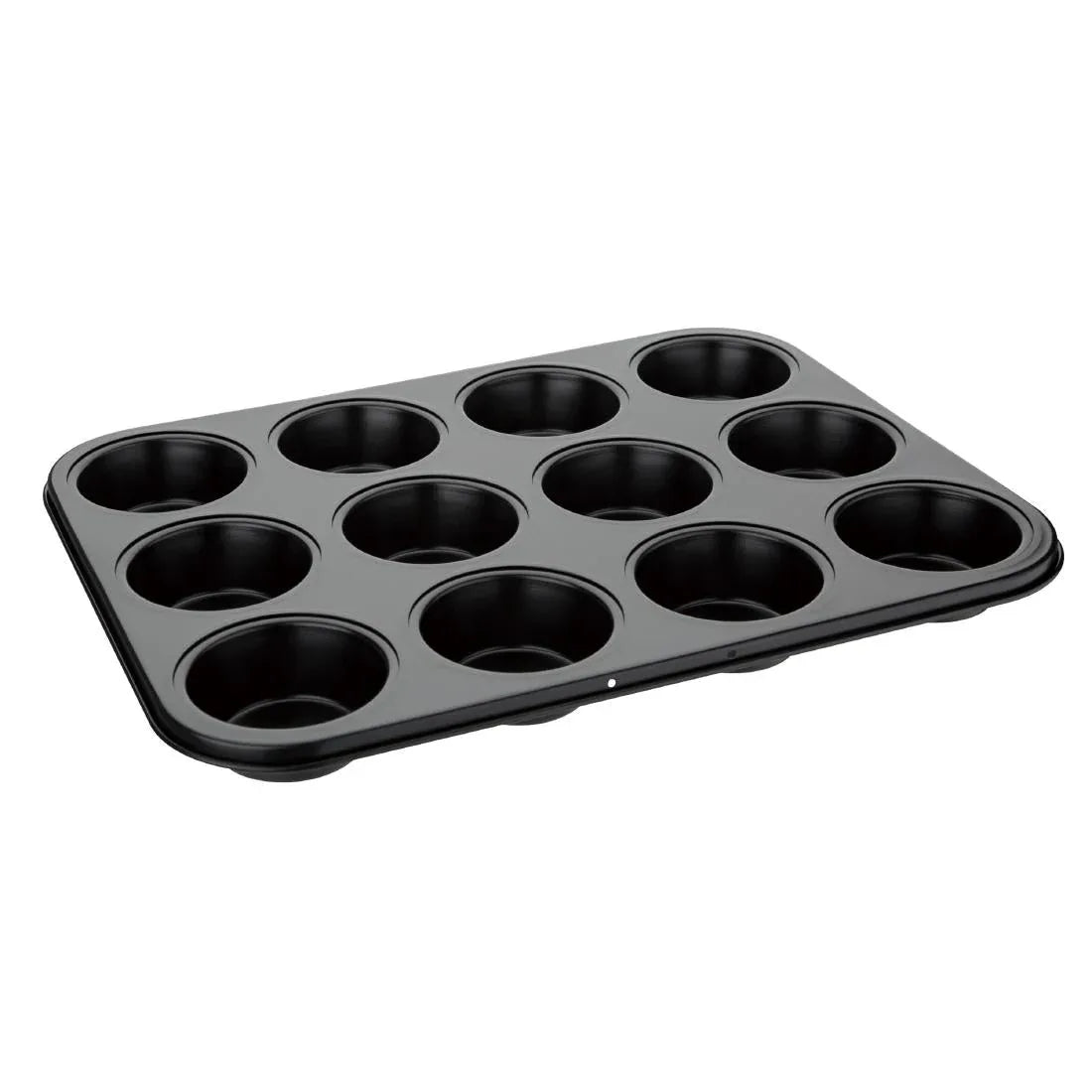 GD011 Vogue Carbon Steel Non-Stick Muffin Tray 12 Cup - JD Catering Equipment Solutions Ltd