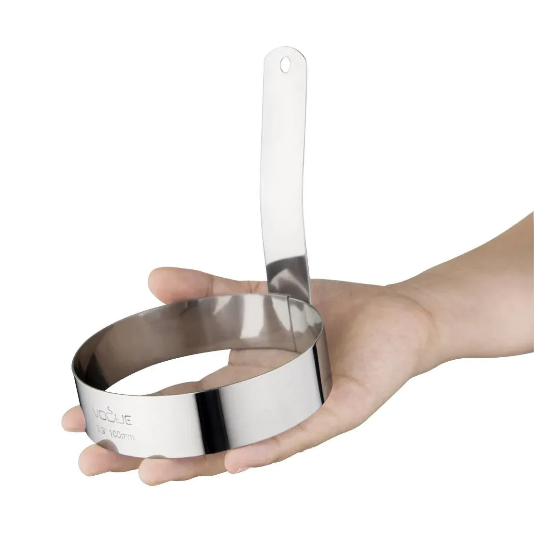 GD696 Vogue Long Handled Egg Ring 100mm - JD Catering Equipment Solutions Ltd