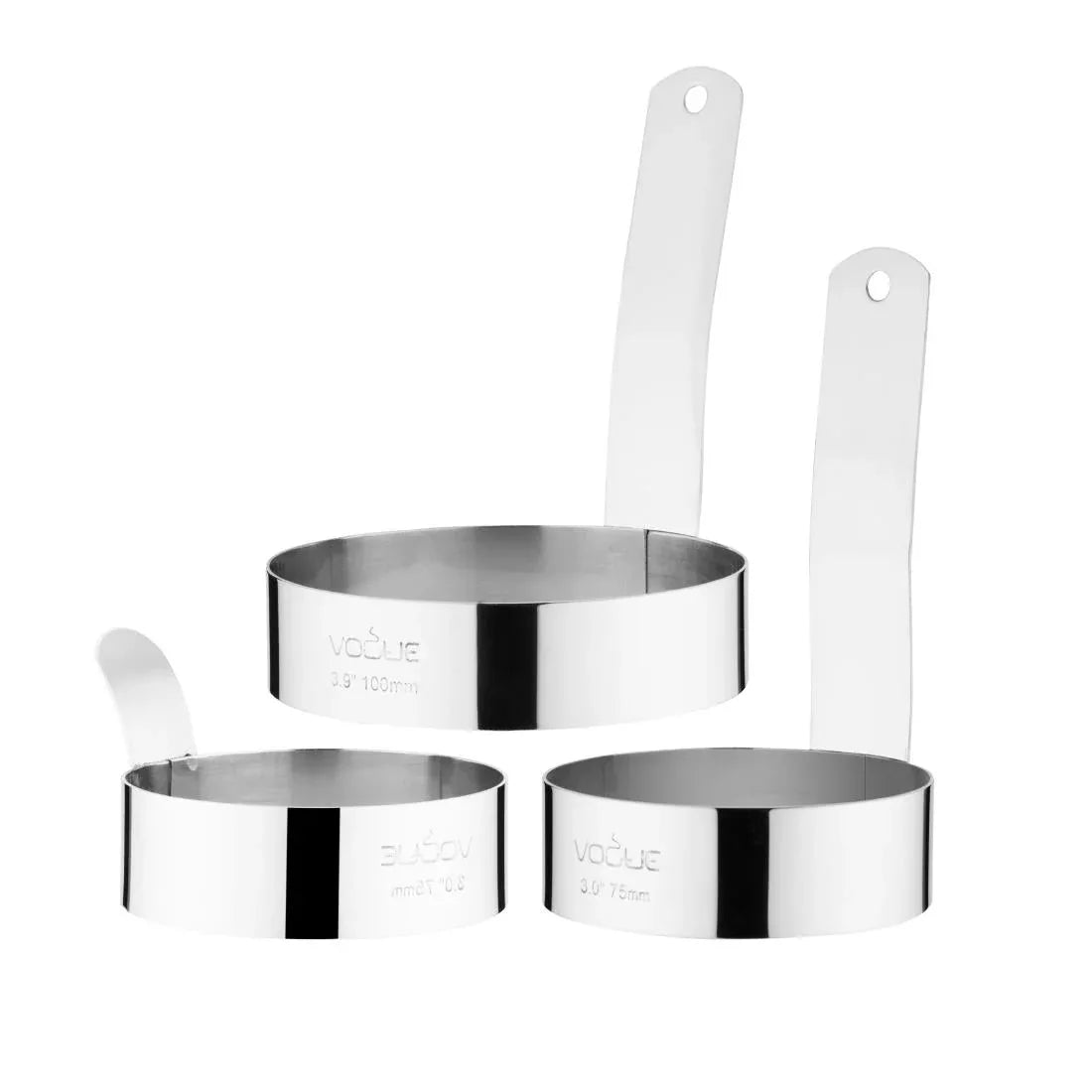 GD696 Vogue Long Handled Egg Ring 100mm - JD Catering Equipment Solutions Ltd