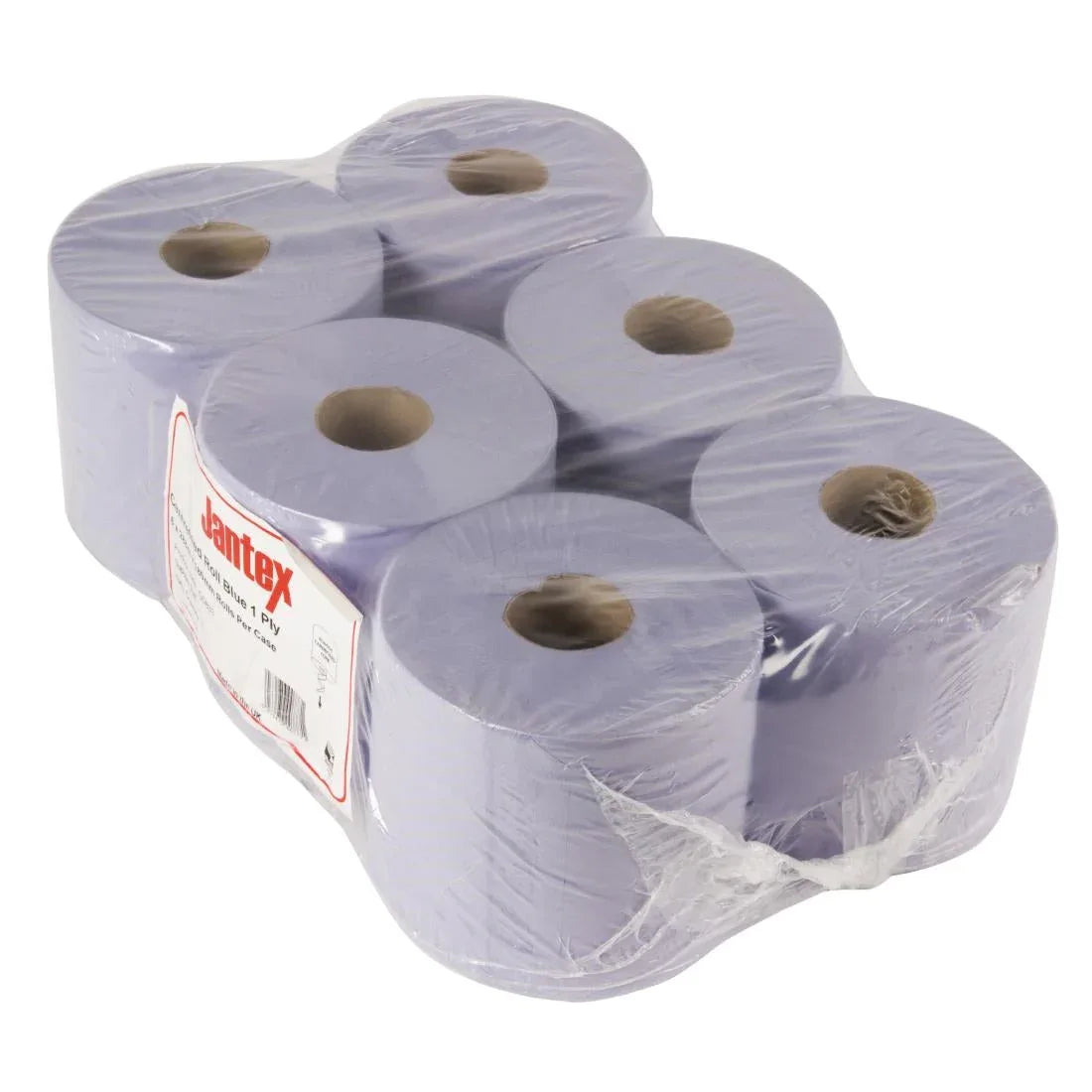 GD833 Jantex Blue Centrefeed Rolls 1ply 300m (Pack of 6) - JD Catering Equipment Solutions Ltd