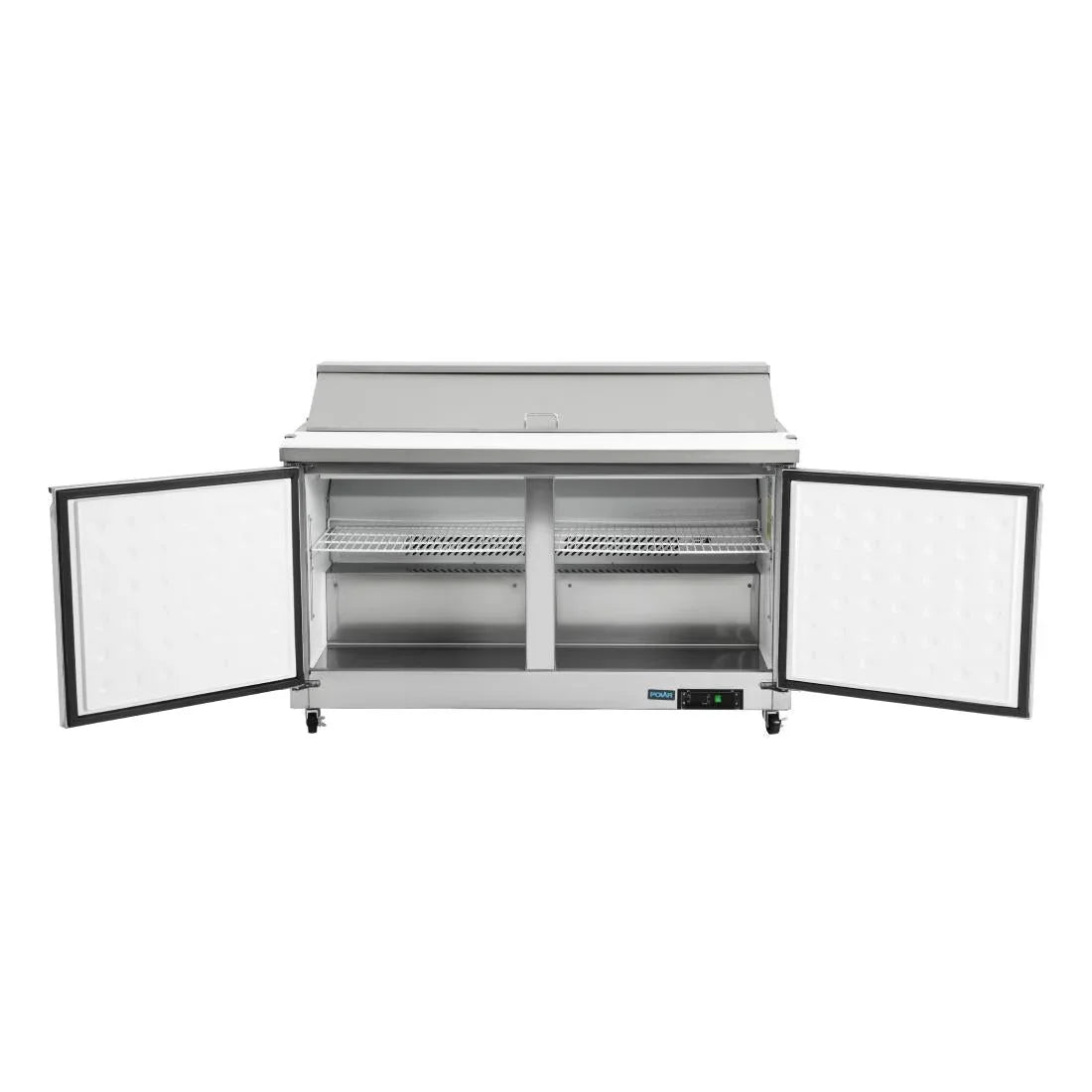GD883 Polar U-Series Double Door Prep Counter Fridge 527Ltr - JD Catering Equipment Solutions Ltd