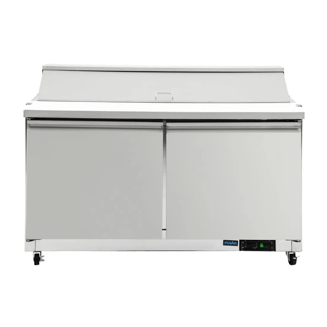 GD883 Polar U-Series Double Door Prep Counter Fridge 527Ltr - JD Catering Equipment Solutions Ltd