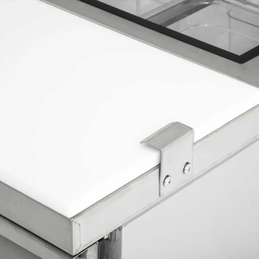 GD883 Polar U-Series Double Door Prep Counter Fridge 527Ltr - JD Catering Equipment Solutions Ltd