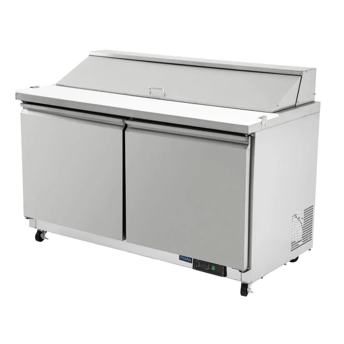 GD883 Polar U-Series Double Door Prep Counter Fridge 527Ltr - JD Catering Equipment Solutions Ltd