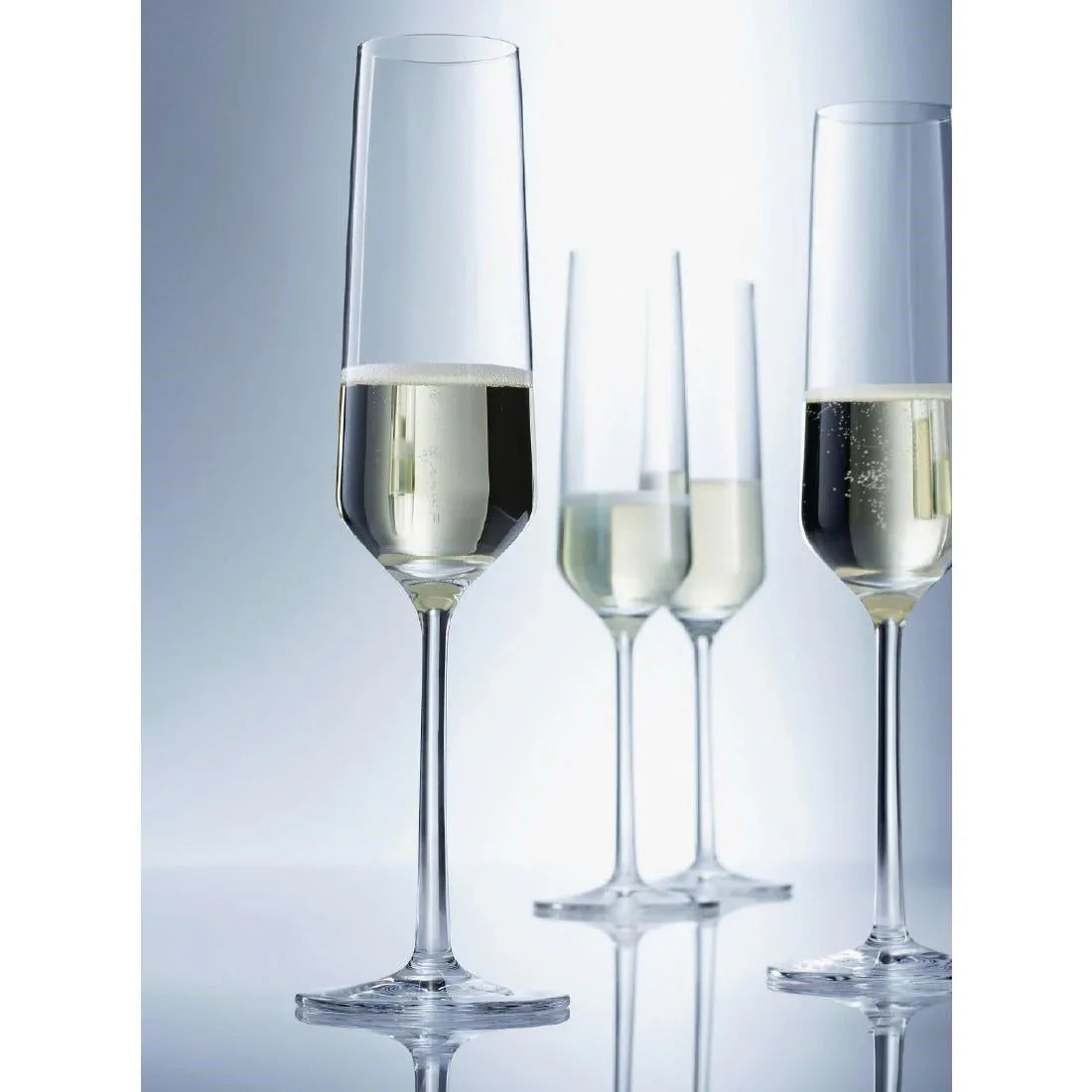 GD903 Schott Zwiesel Pure Crystal Champagne Flutes 215ml (Pack of 6) - JD Catering Equipment Solutions Ltd