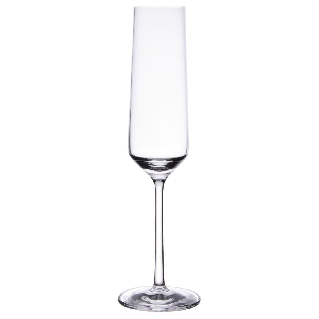 GD903 Schott Zwiesel Pure Crystal Champagne Flutes 215ml (Pack of 6) JD Catering Equipment Solutions Ltd
