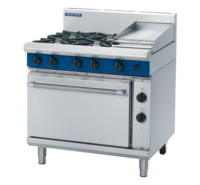 Blue Seal Evolution Series GE506C - 900mm Gas Range Electric Static Oven with 300mm griddle