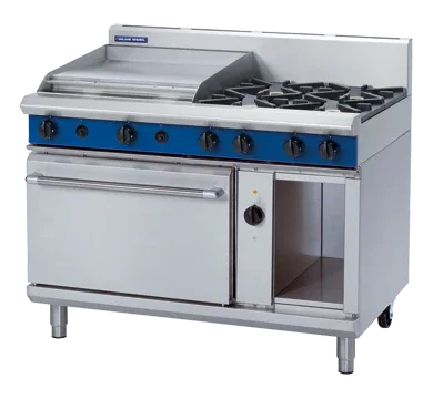 Blue Seal Evolution Series GE58B - 1200mm Gas Range Electric Convection Oven with 600mm Griddle