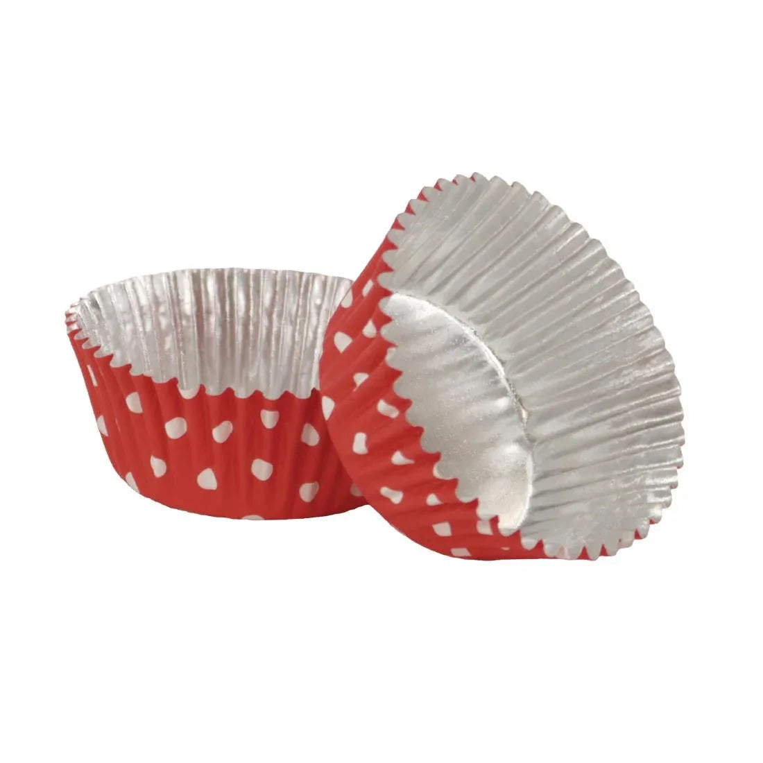 GE849 PME Cupcake Foil Lined Baking Cases Polka Dot (Pack of 30) - JD Catering Equipment Solutions Ltd