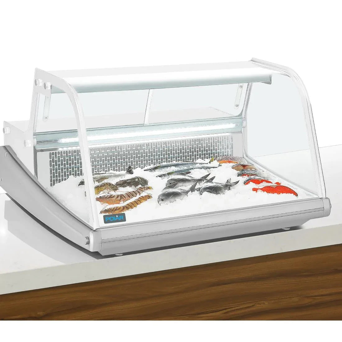 GE960 Polar G-Series Fish Display Serve Over Counter Fridge 175Ltr - JD Catering Equipment Solutions Ltd