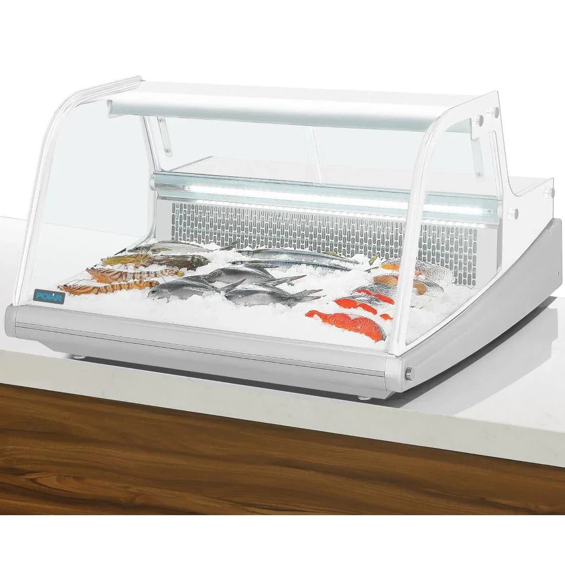 GE960 Polar G-Series Fish Display Serve Over Counter Fridge 175Ltr - JD Catering Equipment Solutions Ltd