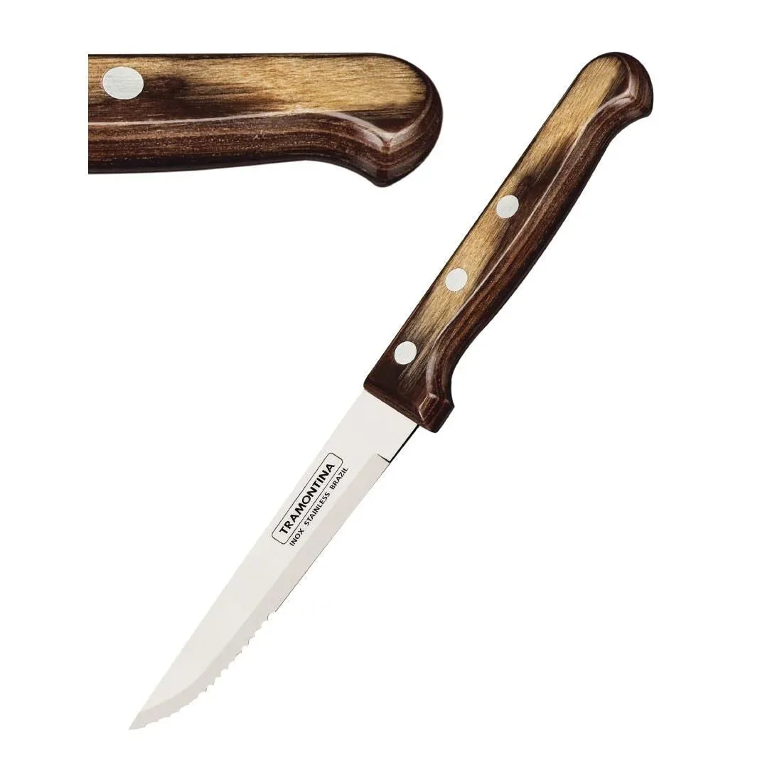 GE993 Tramontina Gaucho Steak Knives (Pack of 6) - JD Catering Equipment Solutions Ltd