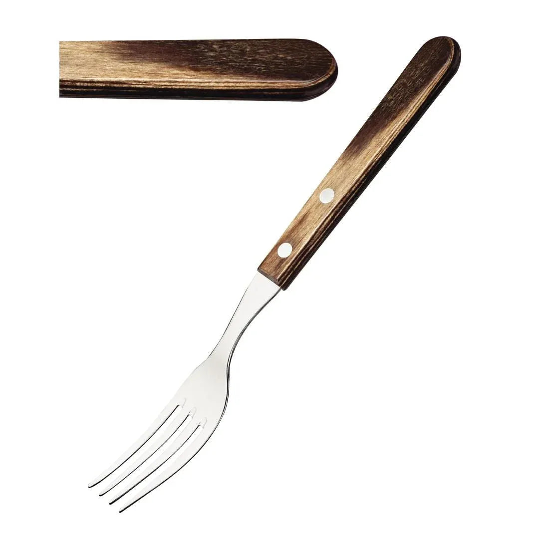 GE996 Tramontina Gaucho Steak Forks (Pack of 6) - JD Catering Equipment Solutions Ltd
