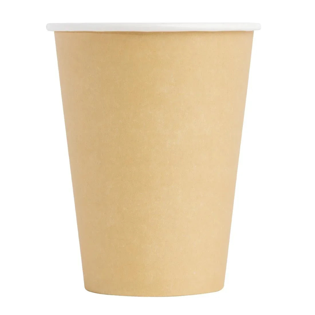 GF032 Fiesta Recyclable Coffee Cups Single Wall Kraft 340ml / 12oz (Pack of 1000) - JD Catering Equipment Solutions Ltd