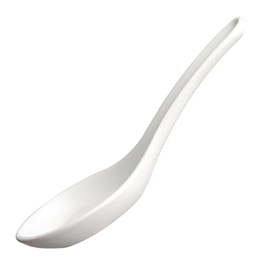GF067 APS Hong Kong Oriental Melamine Spoon White - JD Catering Equipment Solutions Ltd