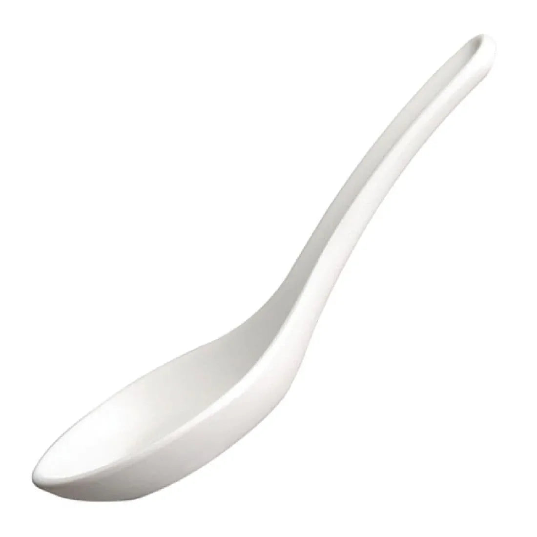 GF067 APS Hong Kong Oriental Melamine Spoon White - JD Catering Equipment Solutions Ltd