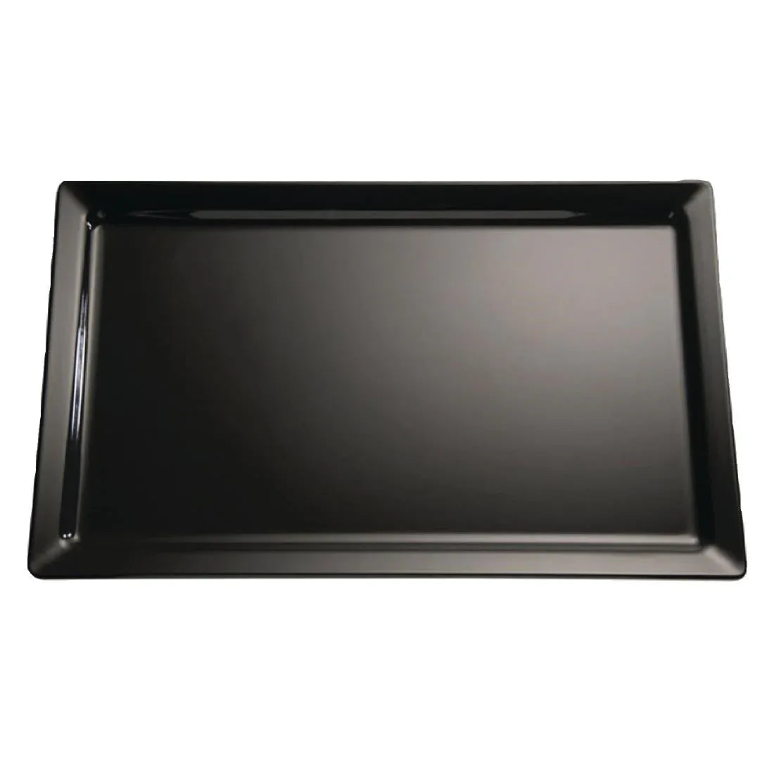 GF123 APS Pure Melamine Tray Black GN 1/2 - JD Catering Equipment Solutions Ltd