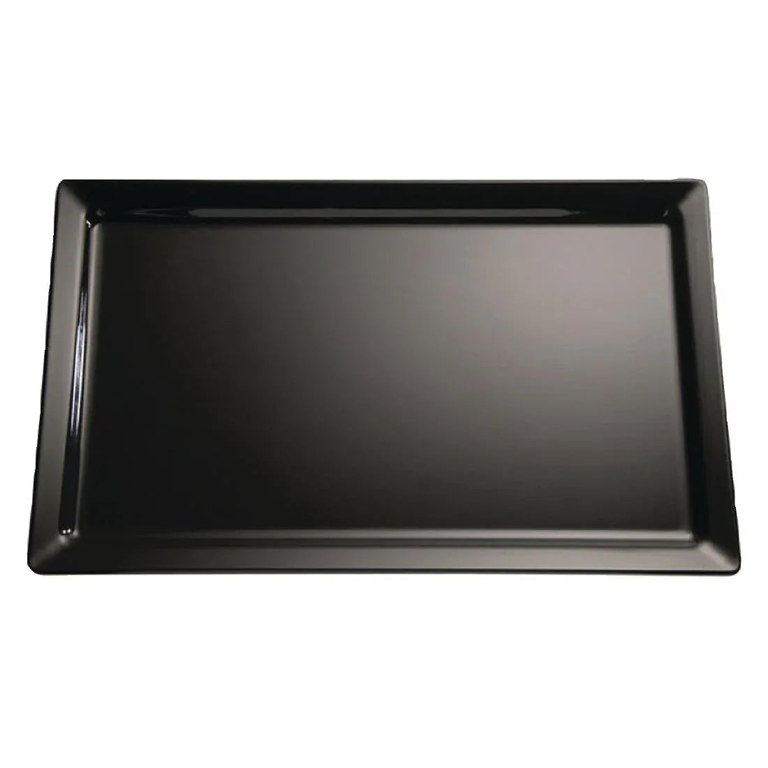 GF125 APS Pure Melamine Tray Black GN 1/3 - JD Catering Equipment Solutions Ltd