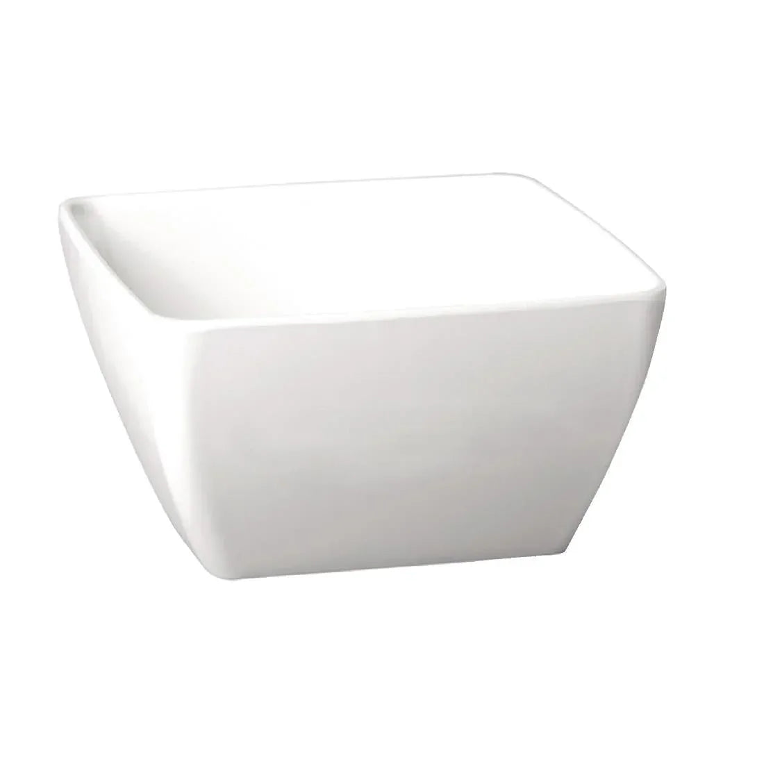 GF132 APS Pure Melamine White Square Mini Bowl - JD Catering Equipment Solutions Ltd