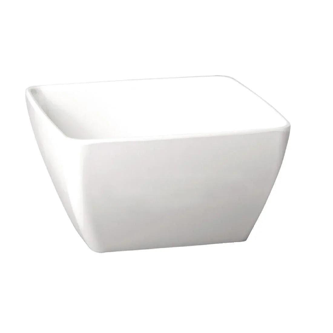 GF132 APS Pure Melamine White Square Mini Bowl - JD Catering Equipment Solutions Ltd