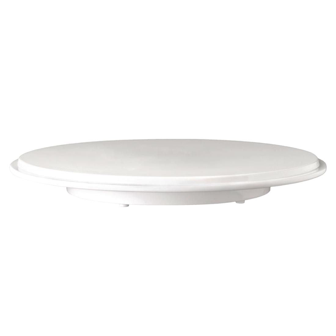 GF153 APS Pure Melamine White Cake Platter JD Catering Equipment Solutions Ltd