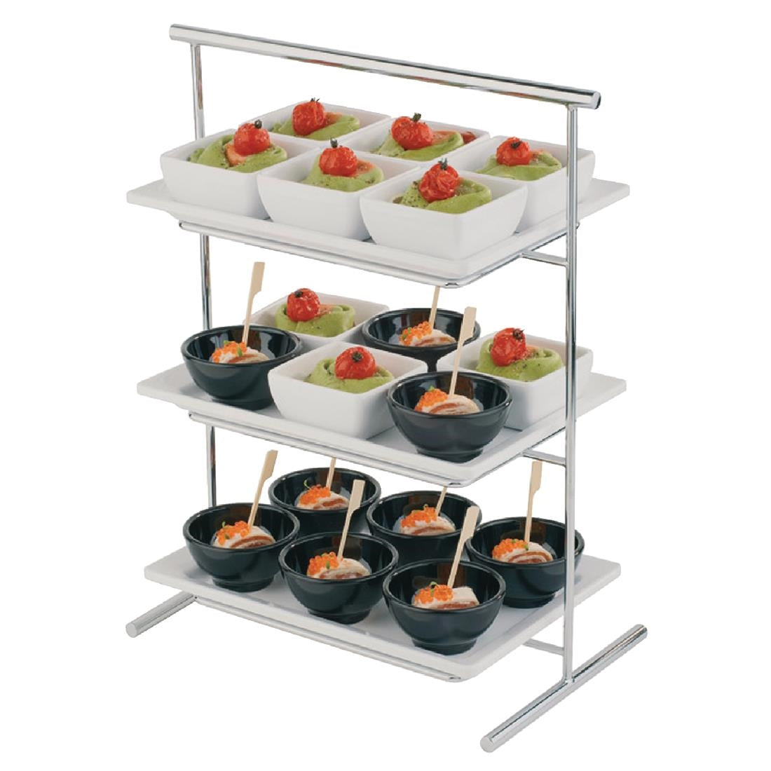 GF159 APS Pure Melamine Rectangular Tray 12in JD Catering Equipment Solutions Ltd