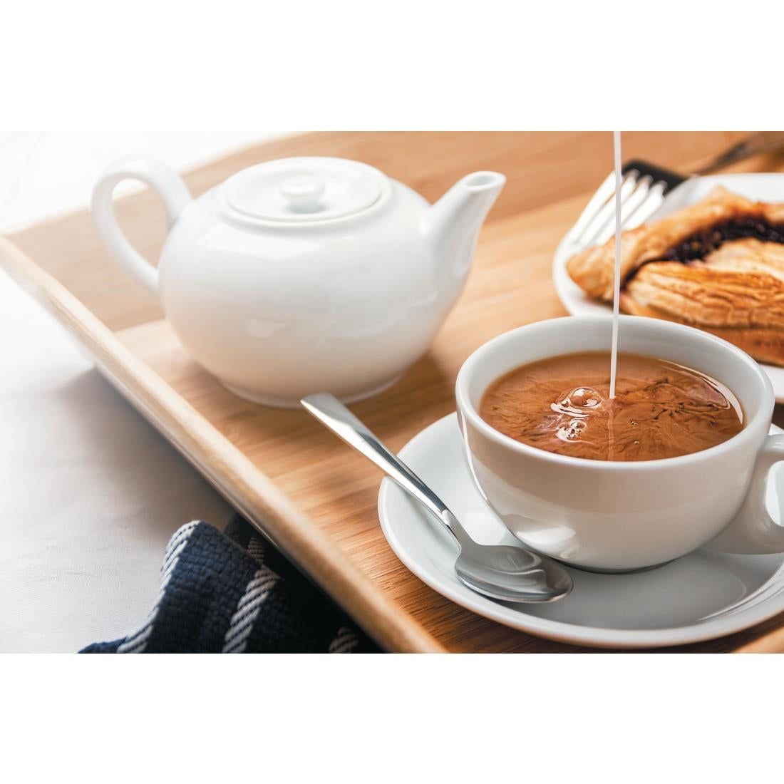 GF204 Olympia Bamboo Butler Tray 584mm JD Catering Equipment Solutions Ltd