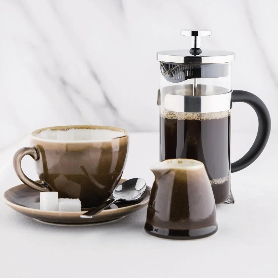 GF230 Olympia Contemporary Glass Cafetiere 3 Cup - JD Catering Equipment Solutions Ltd