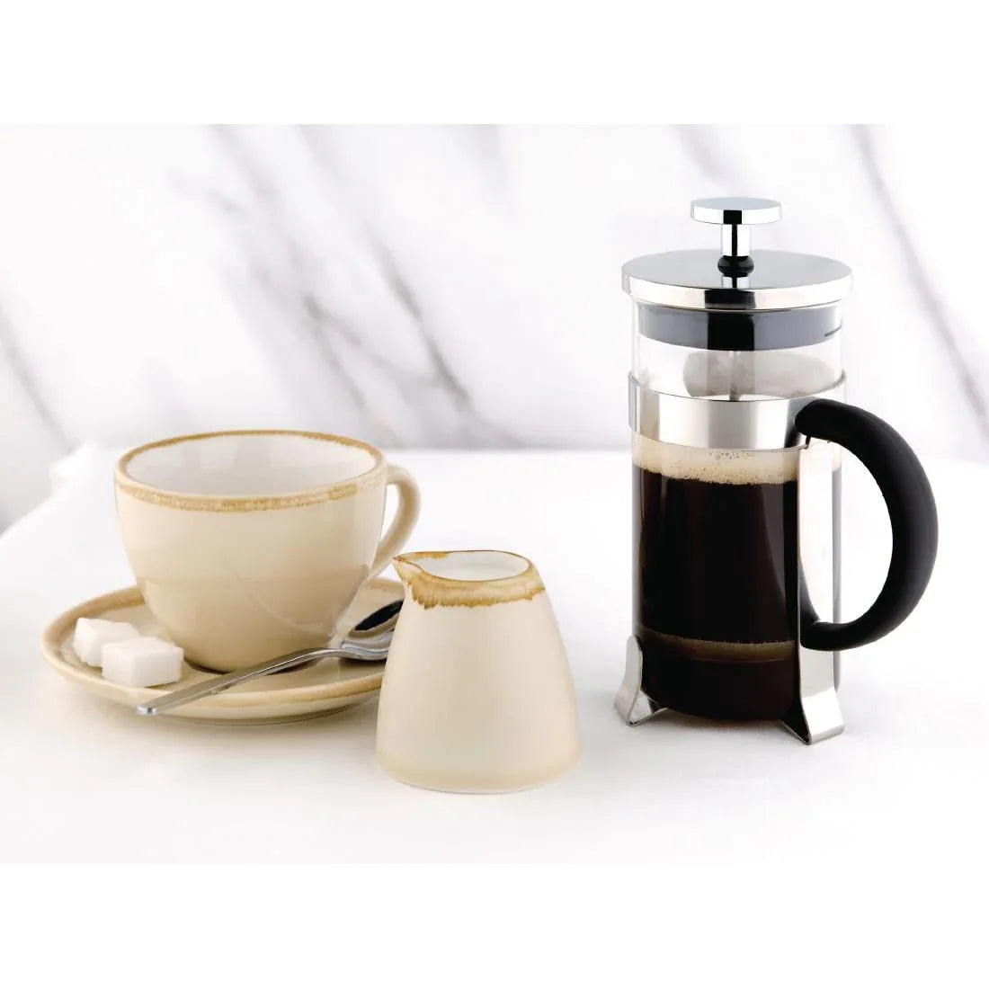 GF230 Olympia Contemporary Glass Cafetiere 3 Cup - JD Catering Equipment Solutions Ltd