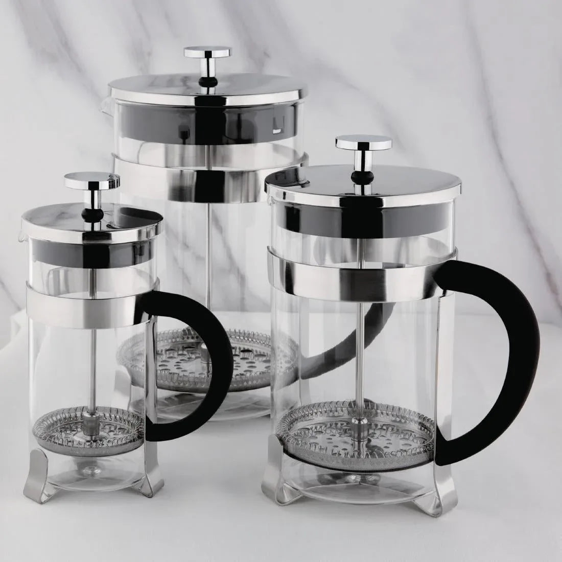 GF231 Olympia Contemporary Glass Cafetiere 6 Cup - JD Catering Equipment Solutions Ltd