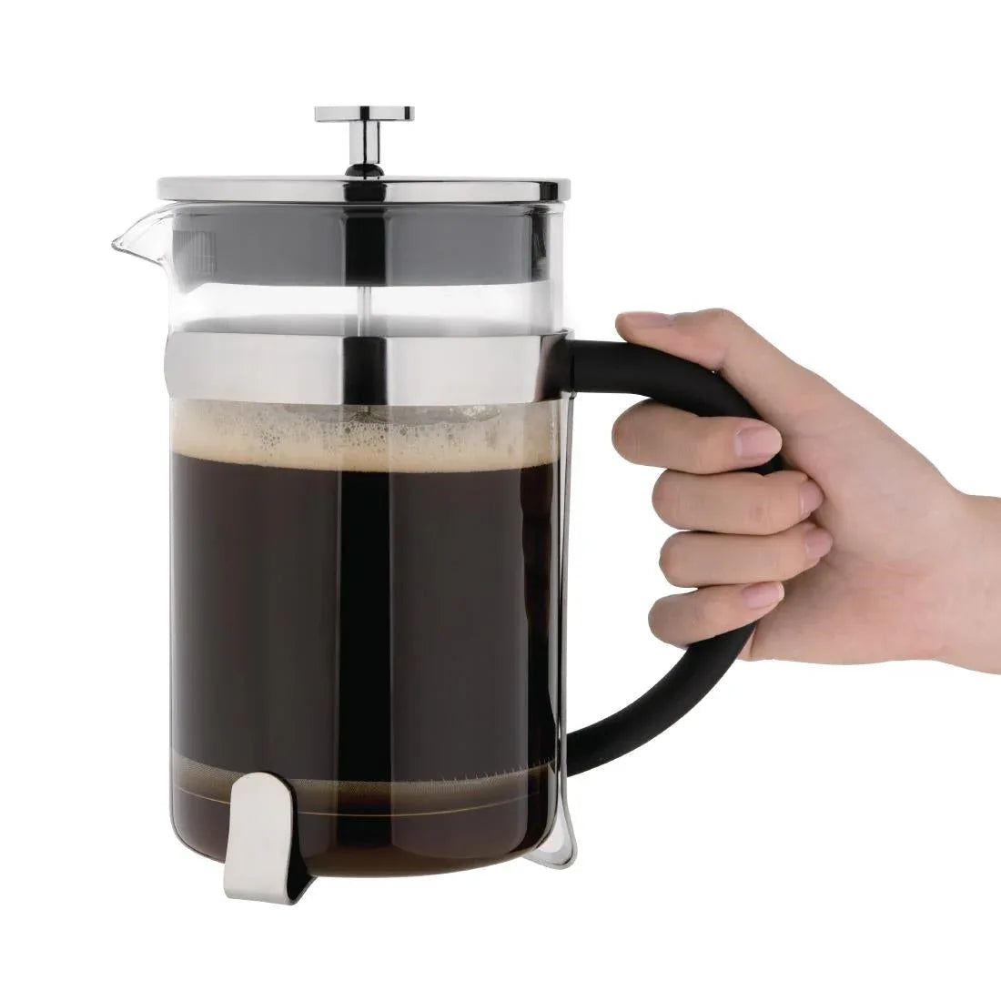 GF233 Olympia Contemporary Glass Cafetiere 12 Cup - JD Catering Equipment Solutions Ltd