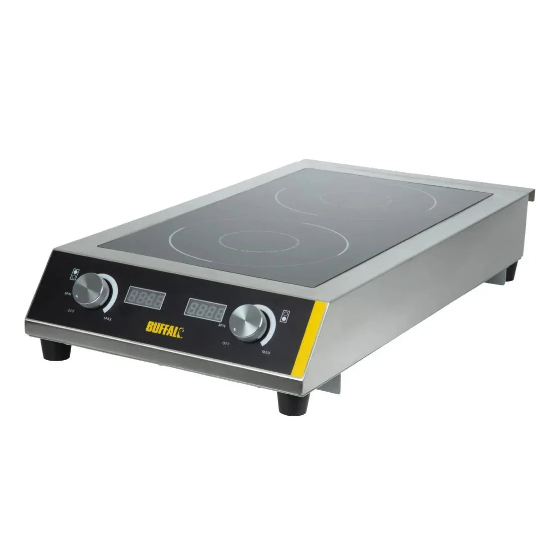 GF239 Buffalo Heavy Duty Double Induction Hob 7kW - JD Catering Equipment Solutions Ltd