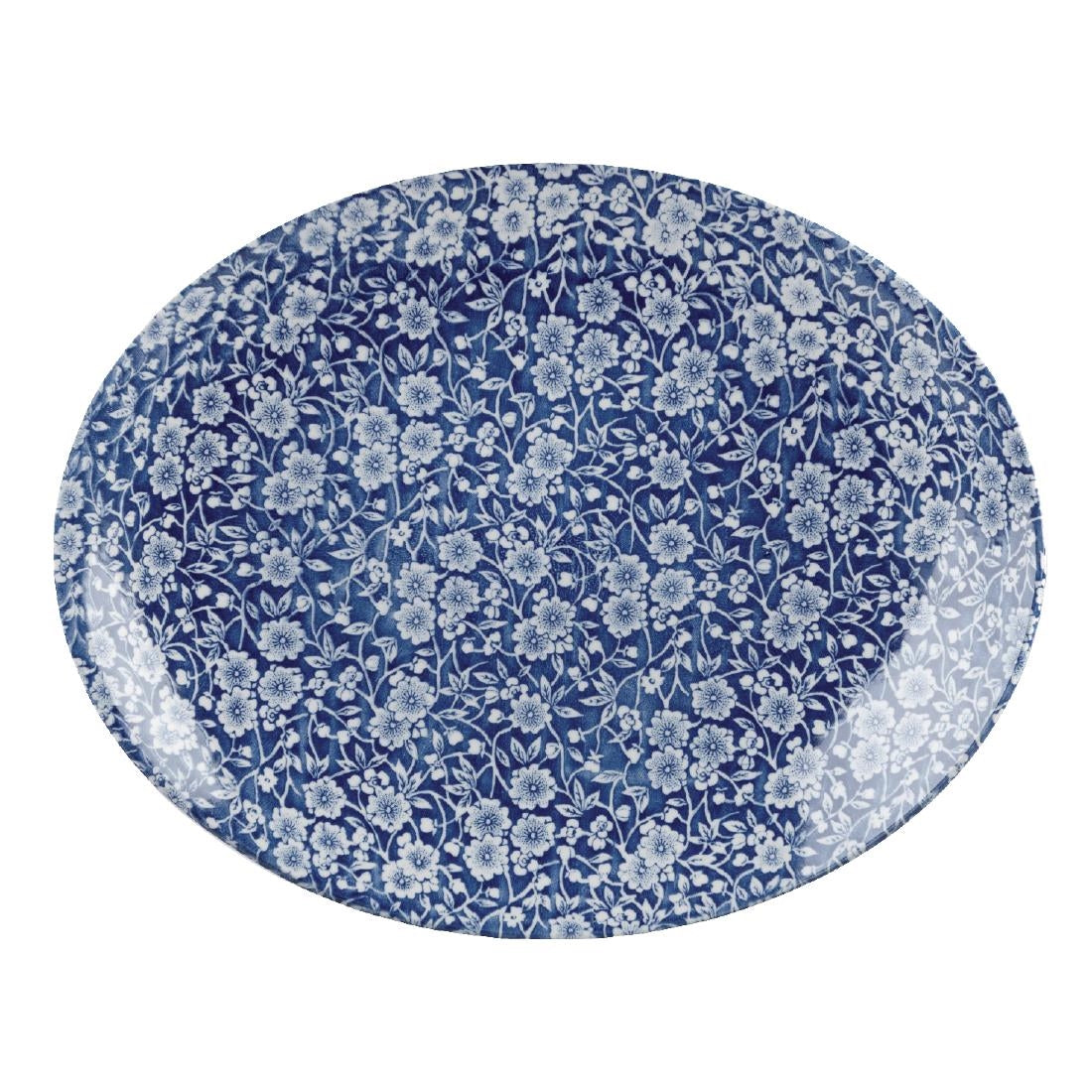 GF302 Churchill Vintage Prints Oval Plates Prague Victorian Calico Print 317mm (Pack of 6) JD Catering Equipment Solutions Ltd