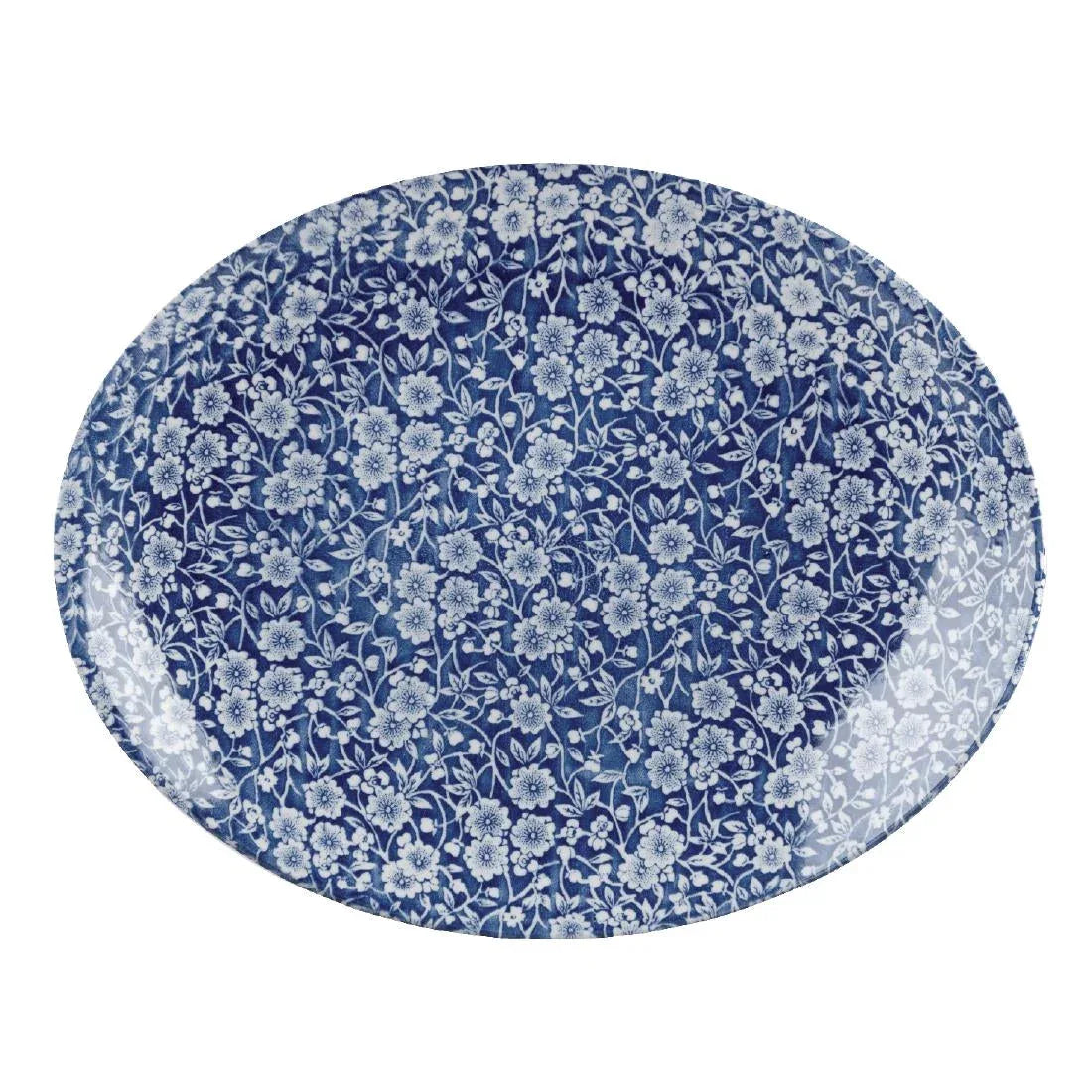 GF302 Churchill Vintage Prints Oval Plates Prague Victorian Calico Print 317mm (Pack of 6) - JD Catering Equipment Solutions Ltd