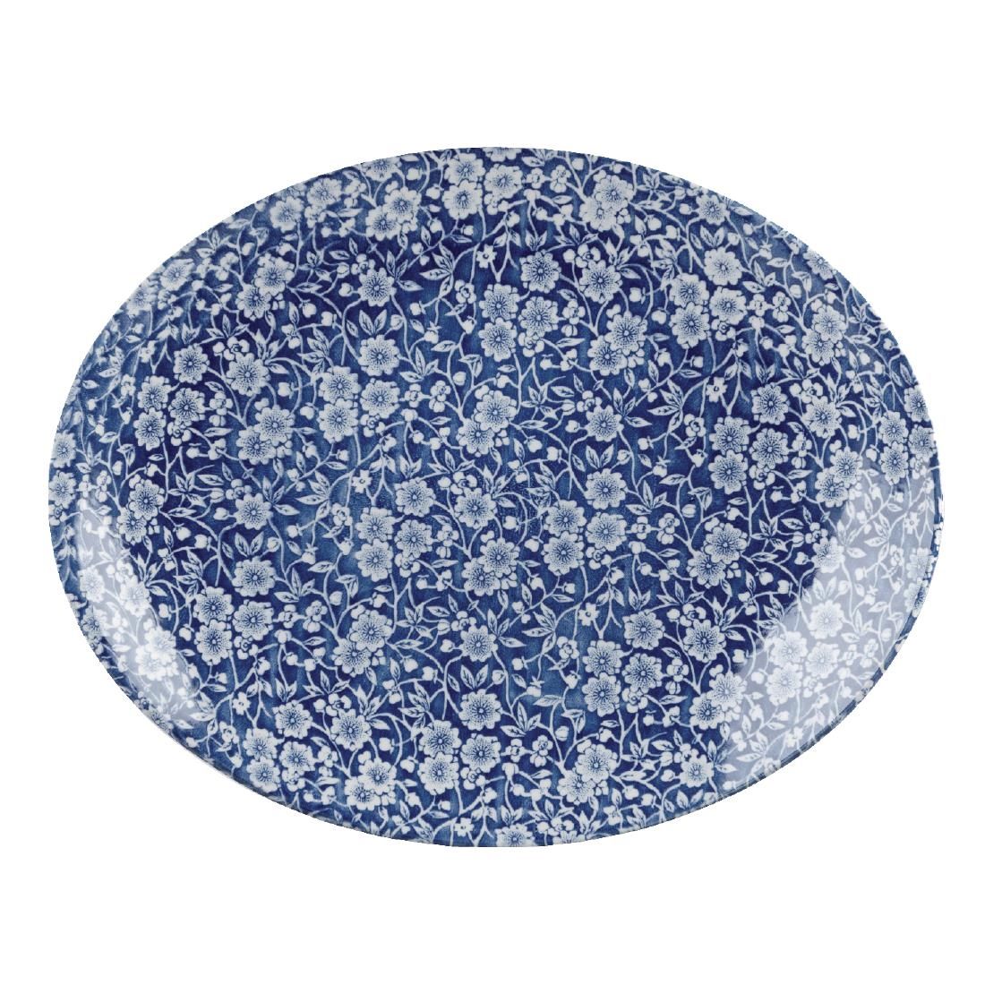 GF302 Churchill Vintage Prints Oval Plates Prague Victorian Calico Print 317mm (Pack of 6) JD Catering Equipment Solutions Ltd