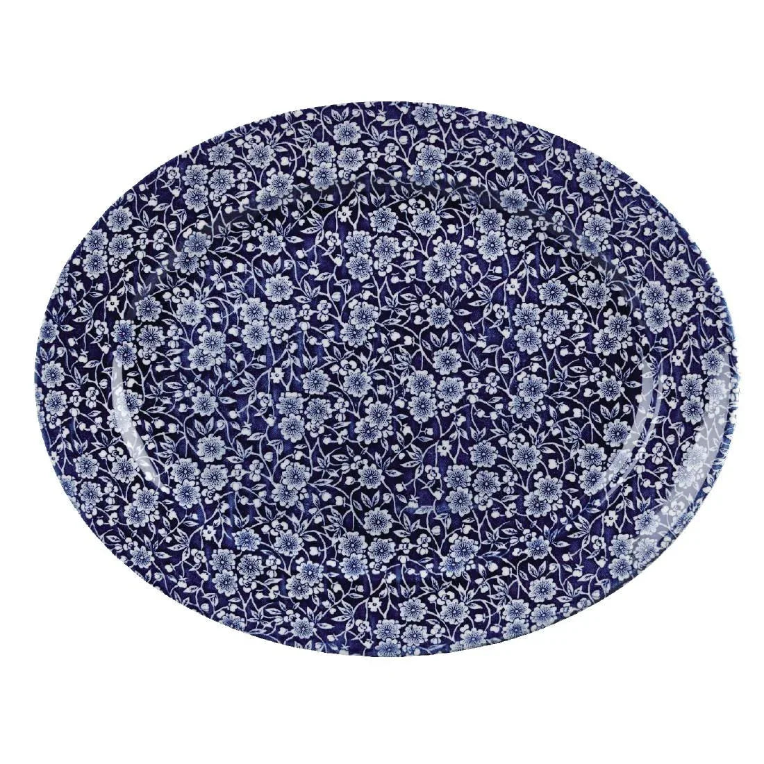 GF304 Churchill Vintage Prints Oval Dishes Willow Print 365mm (Pack of 6) - JD Catering Equipment Solutions Ltd