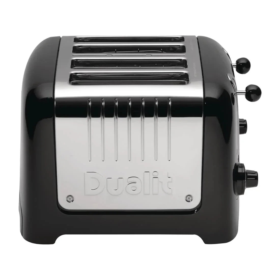 GF336 Dualit 4 Slice Lite Toaster Black 46205 - JD Catering Equipment Solutions Ltd