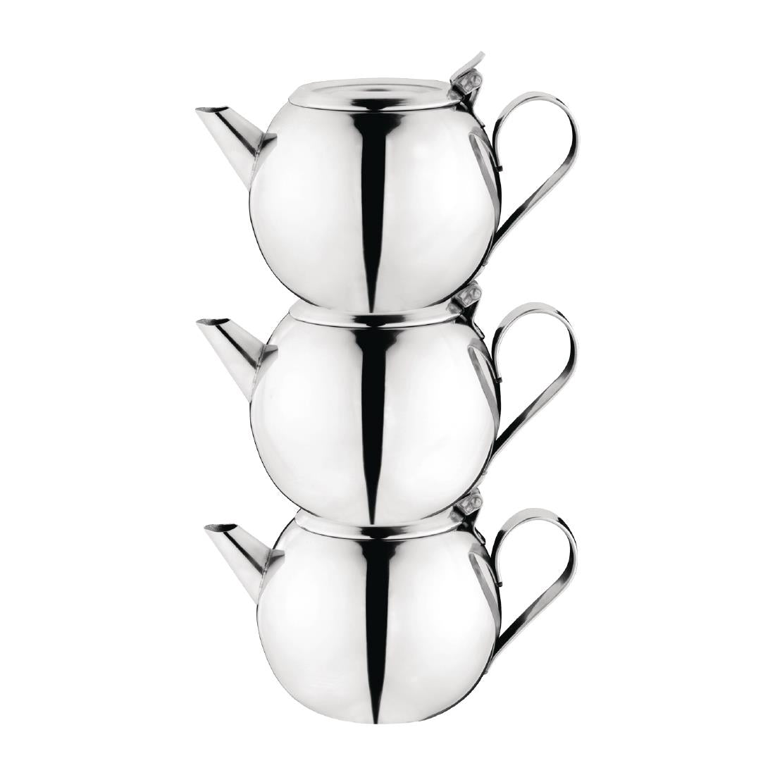 GF993 Olympia Stacking Stainless Steel Teapot JD Catering Equipment Solutions Ltd