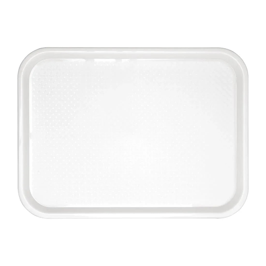 GF995 Kristallon Polypropylene Fast Food Tray White Small 345mm JD Catering Equipment Solutions Ltd