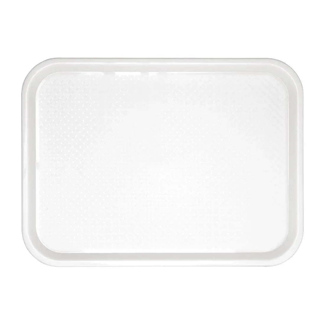 GF996 Kristallon Polypropylene Fast Food Tray White Medium 415mm - JD Catering Equipment Solutions Ltd