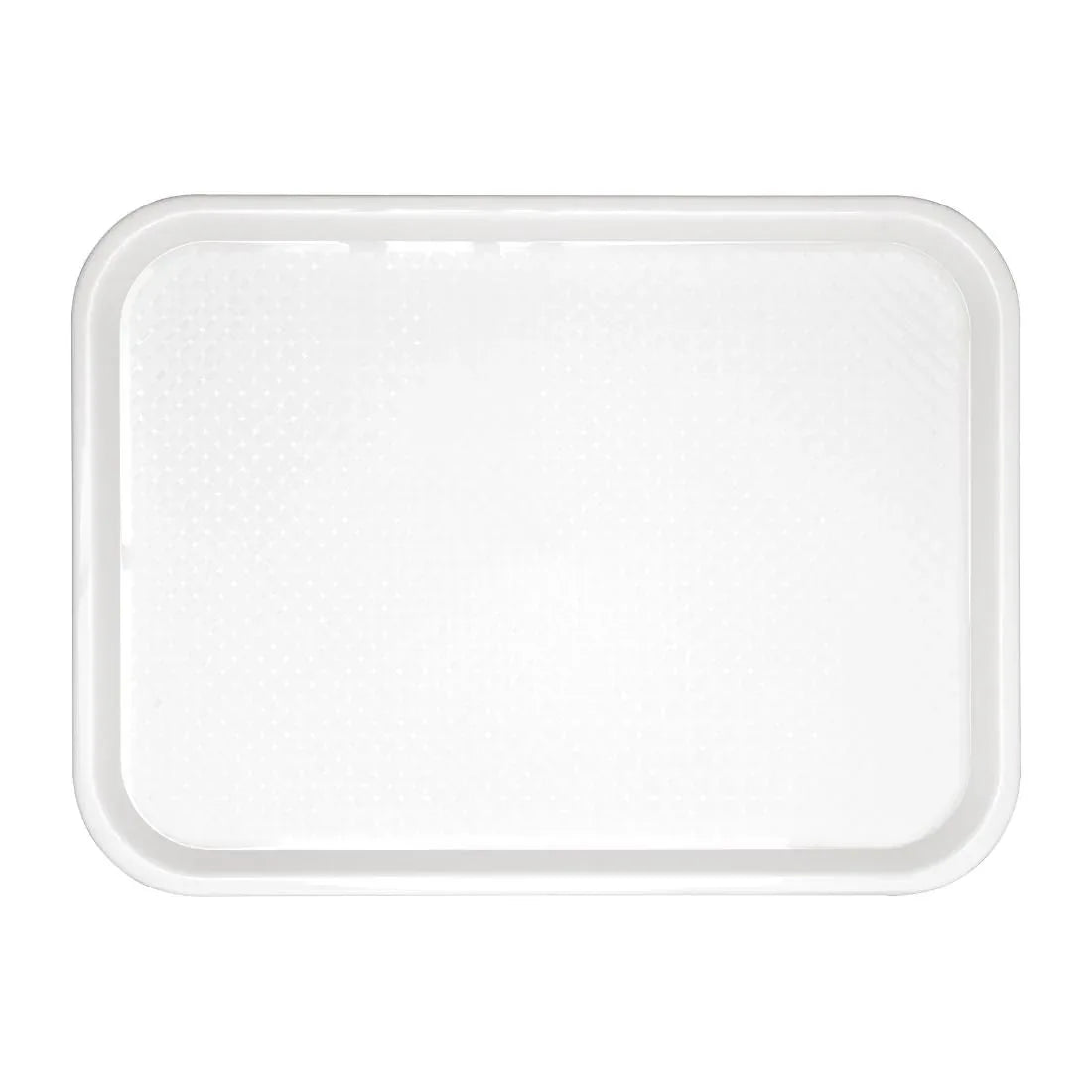 GF996 Kristallon Polypropylene Fast Food Tray White Medium 415mm - JD Catering Equipment Solutions Ltd